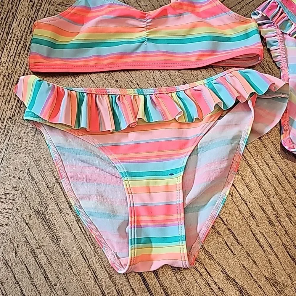 H&M girls bikini set size 6-8Y
